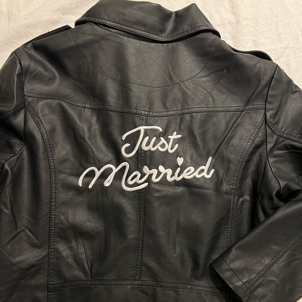 Just Married wedding jacket